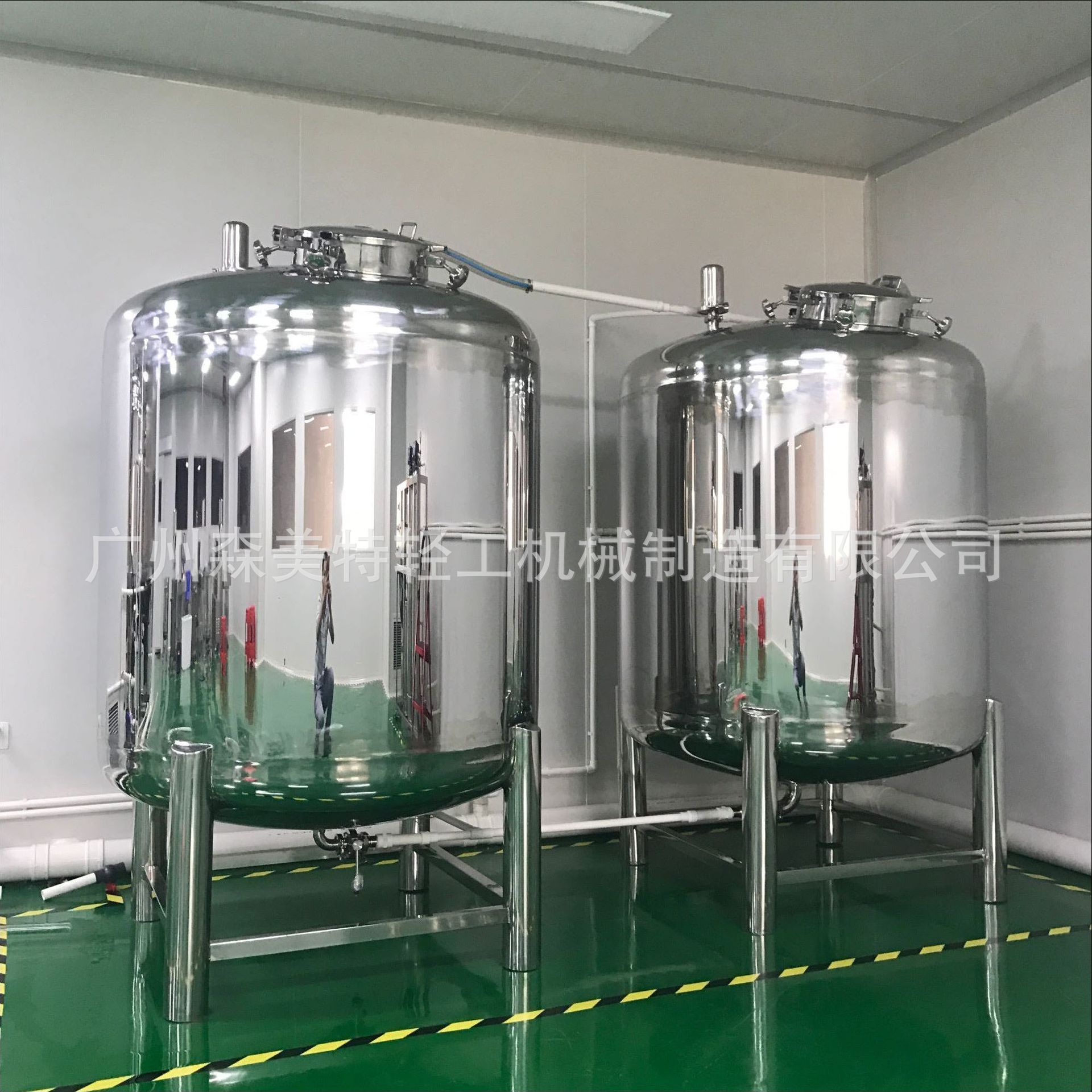 不锈钢储罐 食品 化工 饮料贮罐 工业用水储罐 洗发水储存罐