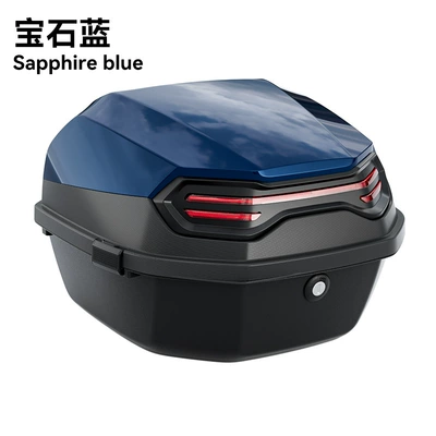 Motorcycle Safety Supplies | Cross-Border Popular Electric Vehicle Trunk - plus-explorer-sapphire-blue-send-installation-accessories-single-tail-box