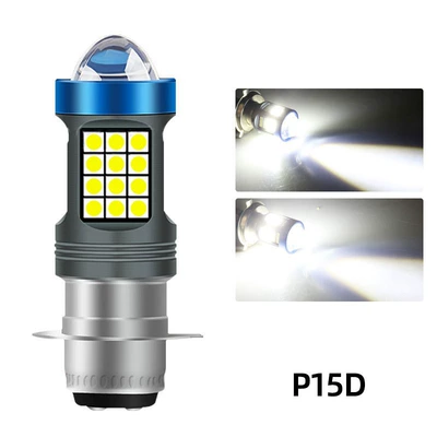 Cross-Border Supply of Motorcycle Motorcycle headlights, headlights - p15d-white-white