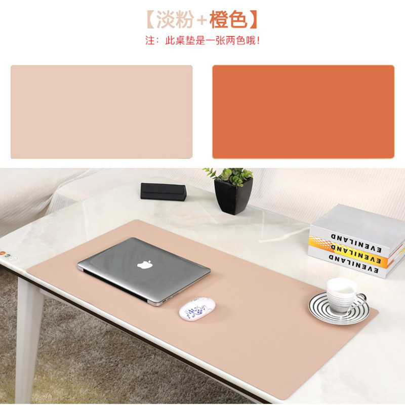 工場現物皮質オフィステーブルパッドキーボードパッドマウスパッド超大型皮革事務机パッド|undefined