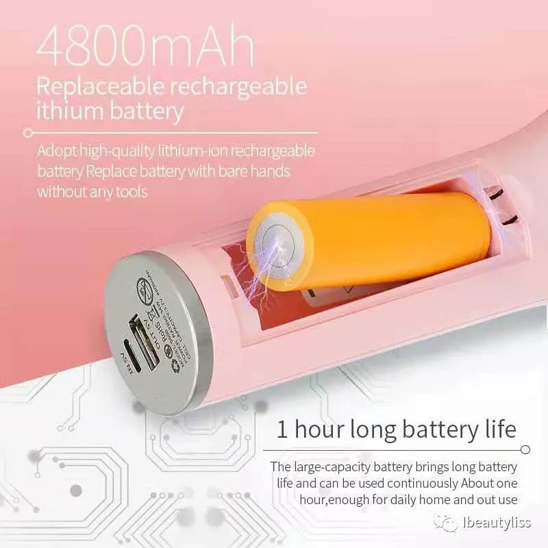 meskyUSB 可充电无线自动旋转便携式自动魔术无绳卷发器