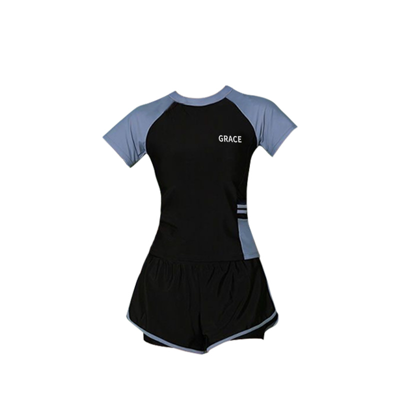 Traje de Baño de Dos Piezas Moderno para Mujer 2025, Conservador, Cubre la Barriga, Adelgazante, Apto para Estudiantes, Deportes, Casual, Versátil, para Aguas Termales