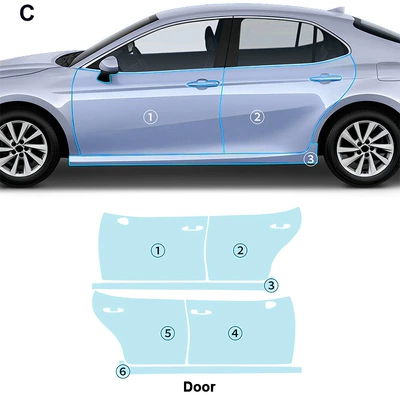 Car paint protective film – exclusive for Toyota Camry LE