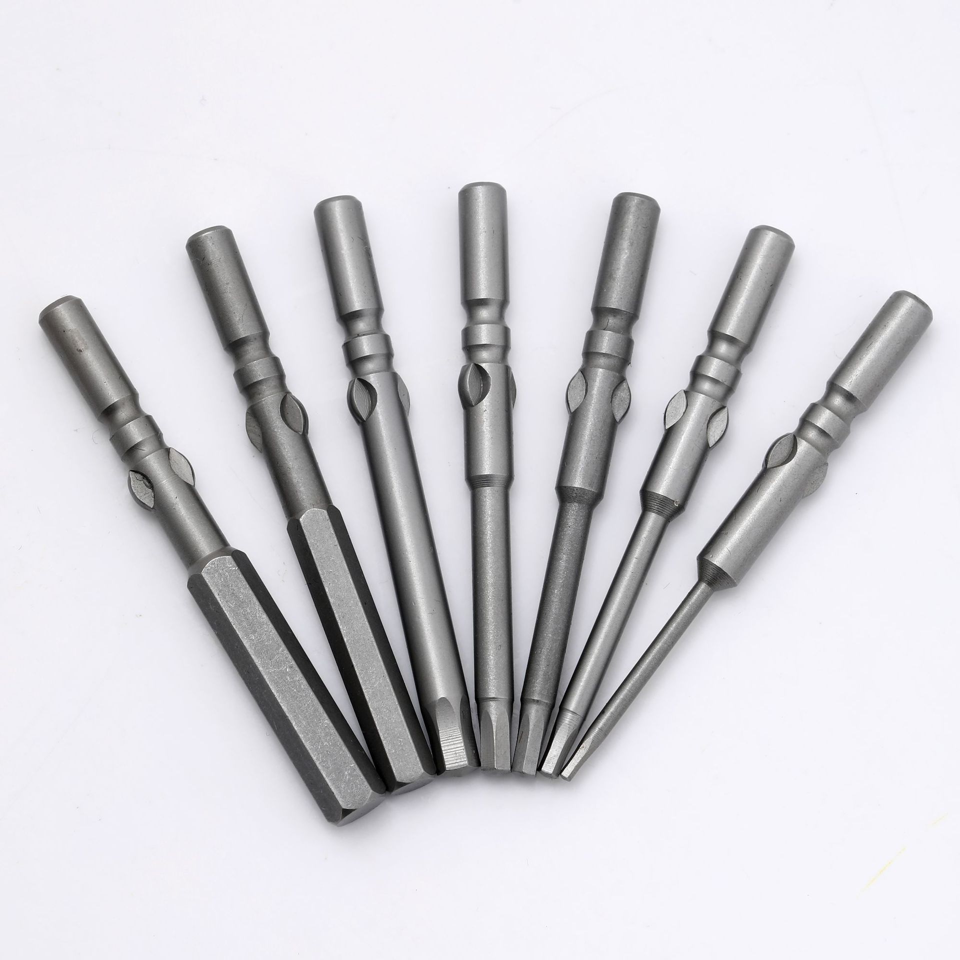 TX六角电批头强磁批头S2钢高硬度5CM圆柄螺丝刀头电批头