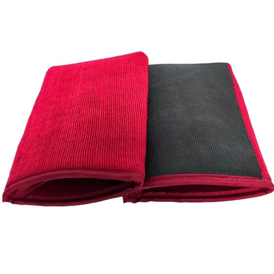 Car wax: cloth, car wash volcanic mud - striped-red-clay-gloves