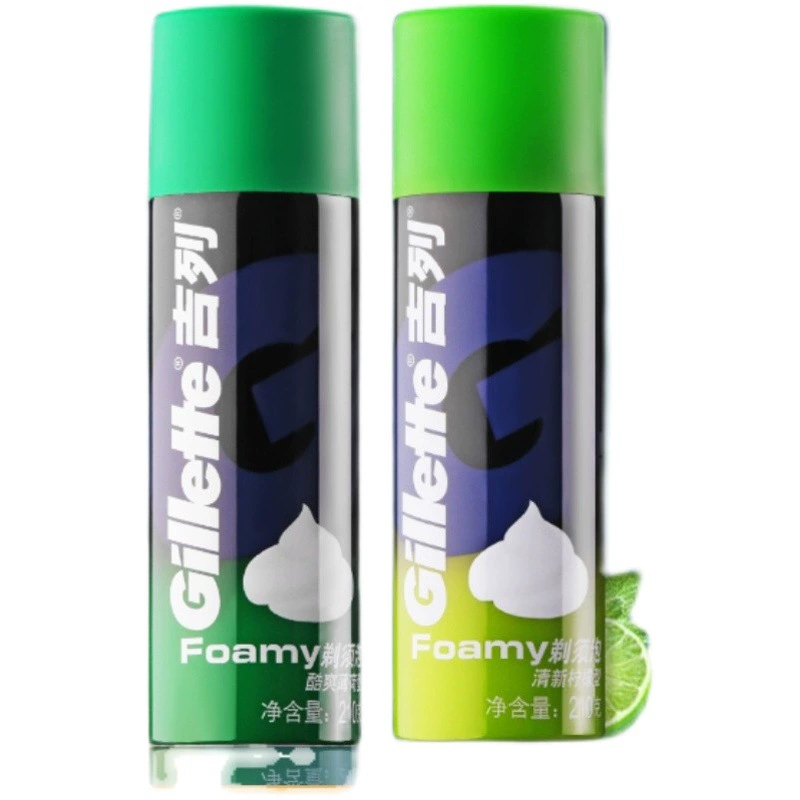 Gillette/Gillette пена для бритья 210g Большая бутылка мужской крем для бритья гель миль Ручная бритва для бритья пузырь