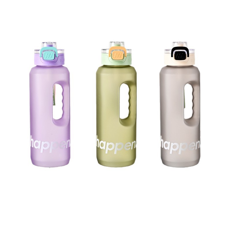 Taza de agua de gran capacidad para niños deportivo hervidor de agua resistente a altas temperaturas taza de plástico simple taza de paja portátil image 6