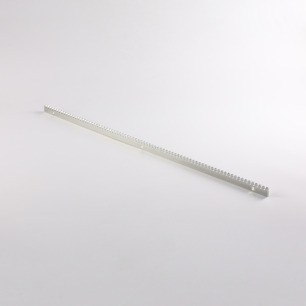 现货供应6眼重型尼龙齿条批发 五金配件平移门用直齿黑色塑料齿条