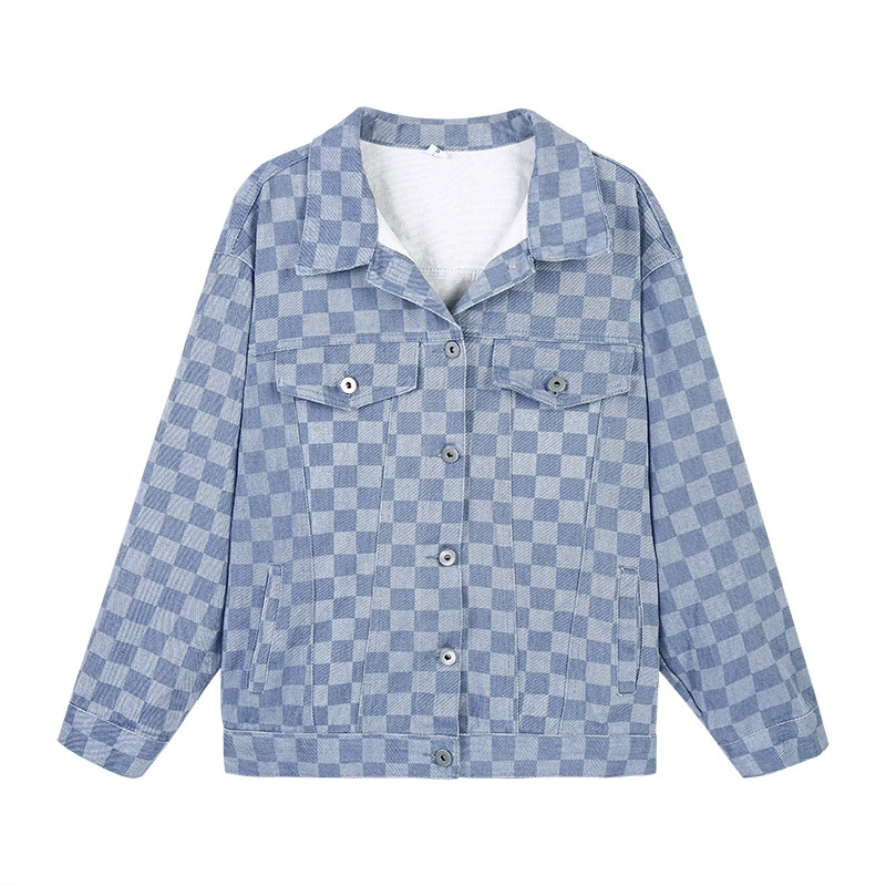 Denim spring demi-season jacket