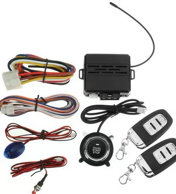 Foreign Trade C3 Model: One-Click Start + Remote Start + Remote Trunk Control + Anti-Theft + Mobile App Control Modification (Car anti-theft device) - style-1-english-version