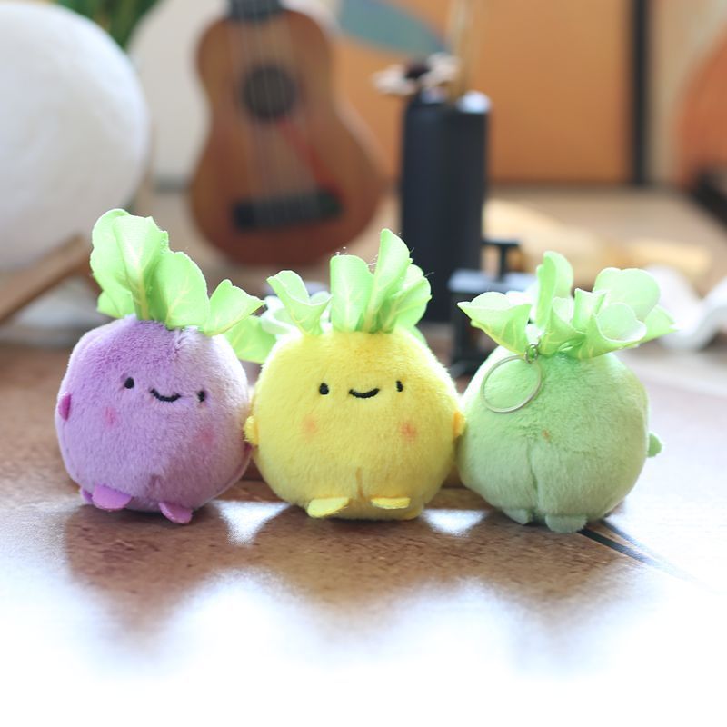ネット有名人かわいいキャベツペンダントぬいぐるみ人形野菜バッグペンダントキーホルダー布人形人形|undefined