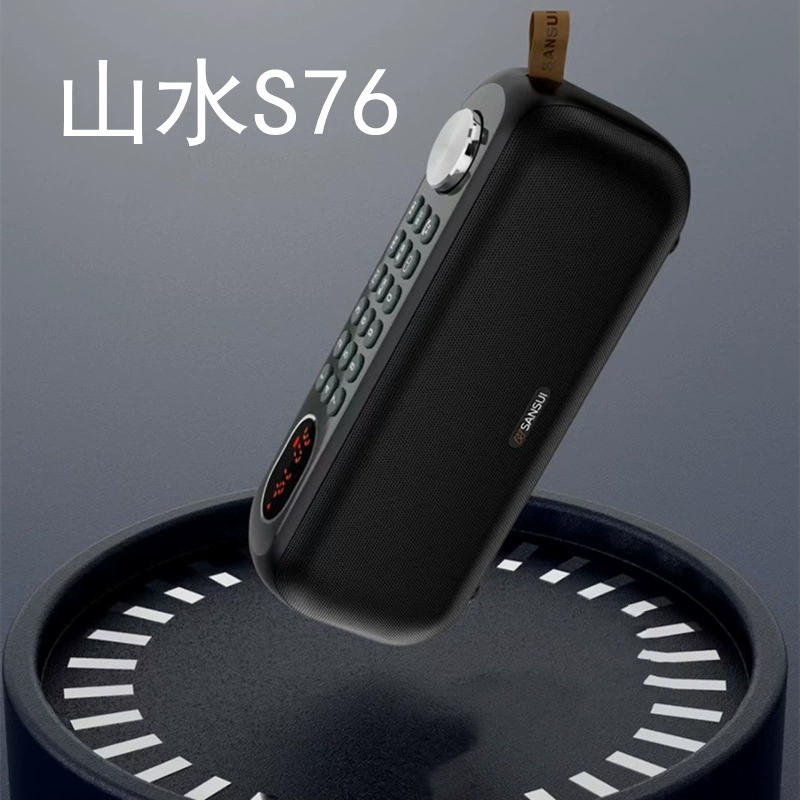 Sansui/F76 Беспроводной Bluetooth-динамик Портативный мощный слот для карт USB-аудио Мобильный сабвуфер.