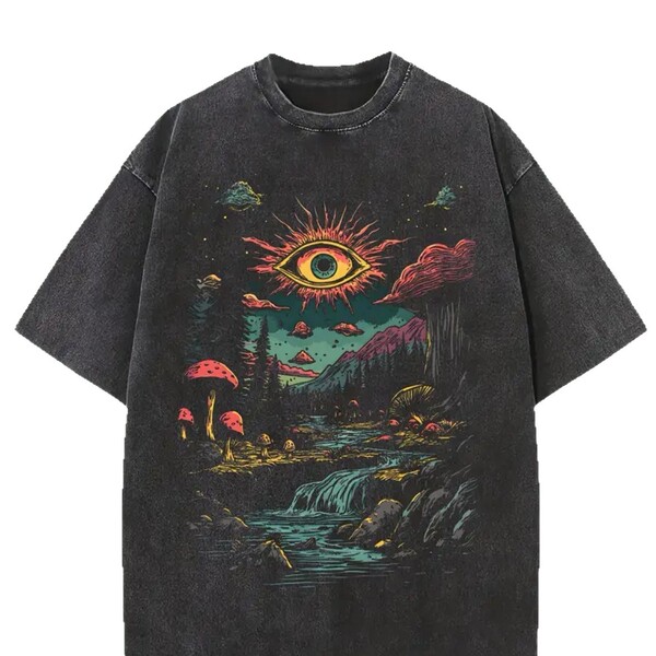 Anime Pain Printed T Shirt Men Retro Washington 100% Cotton Tops