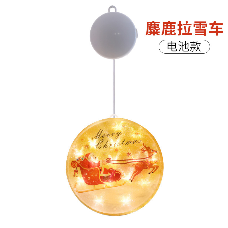 Cross-Border Nueva Ventana de Navidad decoración estrella diseño de luz lechón colgante luz LED de Navidad luminosa luz decorativa