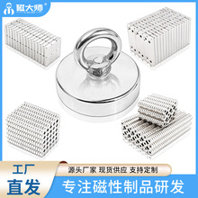 工厂直销 圆形强力磁铁钕铁硼强磁磁钢吸铁石圆柱形磁石吸铁石片
