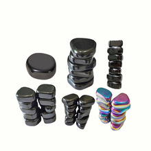 黑色彩色抛光精品乱石磁铁强力磁吸解压益智玩具不规则对战棋磁铁