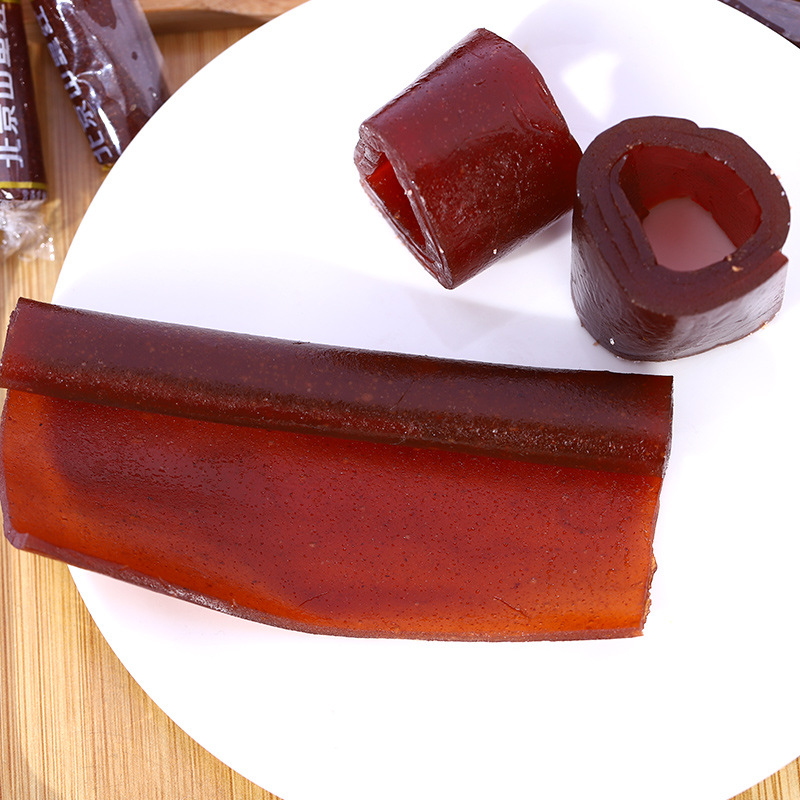 Factory-wholesale Hawthorn Rolls | Traditional Snack Fruit Paste | Hawthorn Candied Fruit Cake | Casual Digestive Rolls in Individually Wrapped Packs