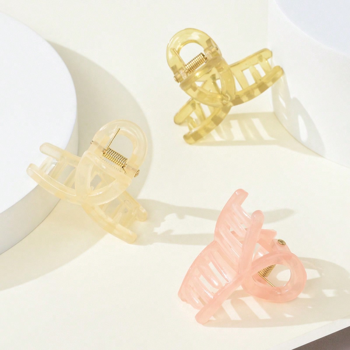 3-piezas pequeño tamaño clip helado mate niña niños mini lindo color horquilla roto pelo tiburón clip transfronterizo