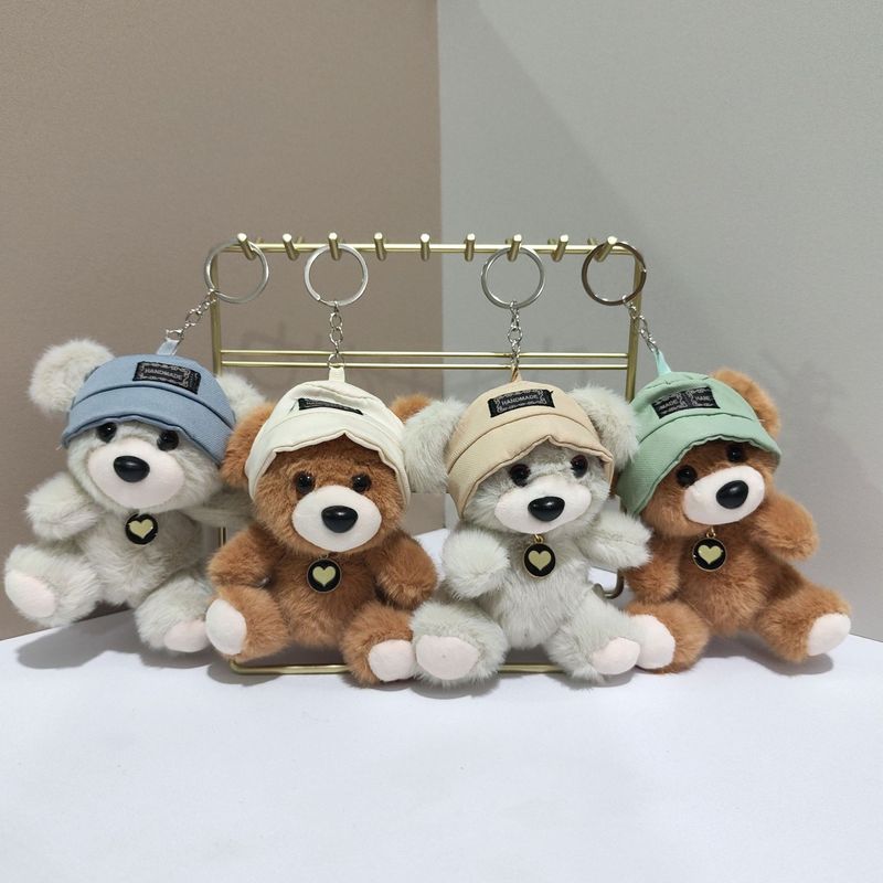 かわいいインターネット有名人の帽子クマペンダントぬいぐるみ人形クマバッグペンダントキーホルダー布人形人形|undefined