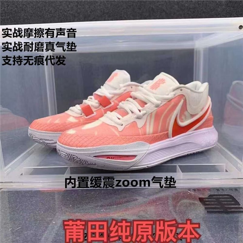 Kyrie9 Irving 9Th Generation Basketball Shoes Pink Starting Air Cushion Practical Cushioning Shock-Absorbing Men's Mid-Top Sports Shoes