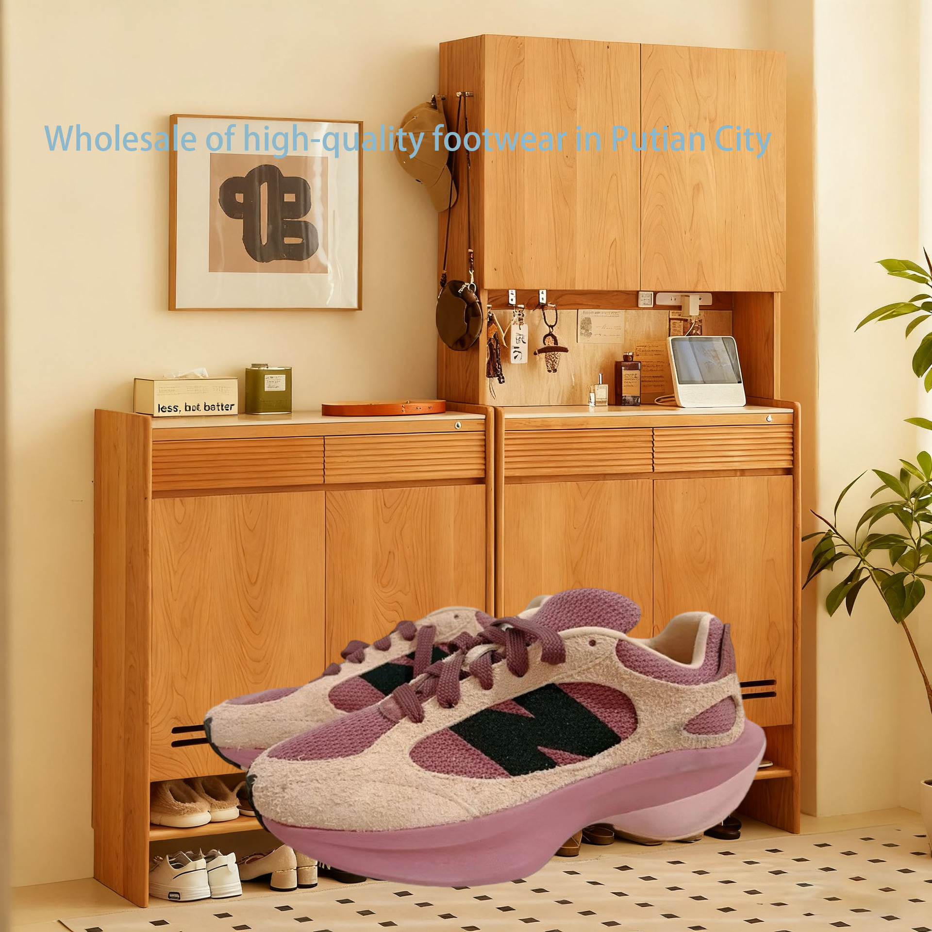 Putian Men's Shoes Thick Sole Increased Breathability Small Waist Couple Running Shoes Cross-Border E-Commerce