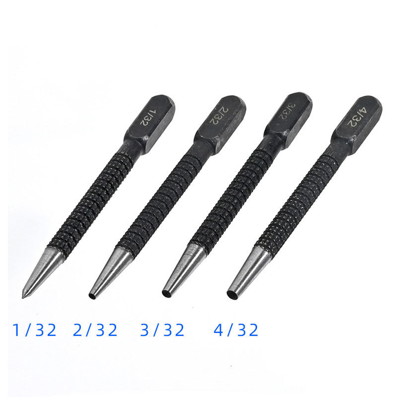 4PC 센터 펀치 포지셔닝 펀치(1234/32) [120g] 영국식