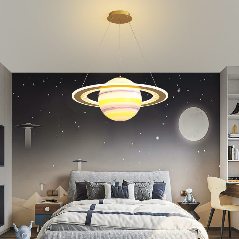 Planeta de lámparas para niños, lámparas de la habitación de niños, tierra vagabundo, habitación de niñas, espacio estrella, lámparas en línea