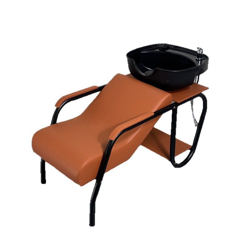 Peluquería, champú especial para peluquería, cama de peluquería, peluquería roja en línea, cama de descarga semi-reclinada, venta directa de fábrica simple moderna