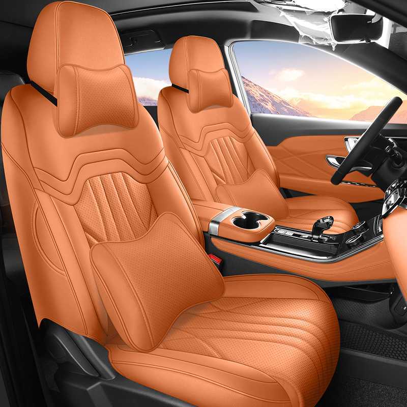 Cover Leather – Jetour Modelə uyğun (Original) oturacaq örtükləri - gold
