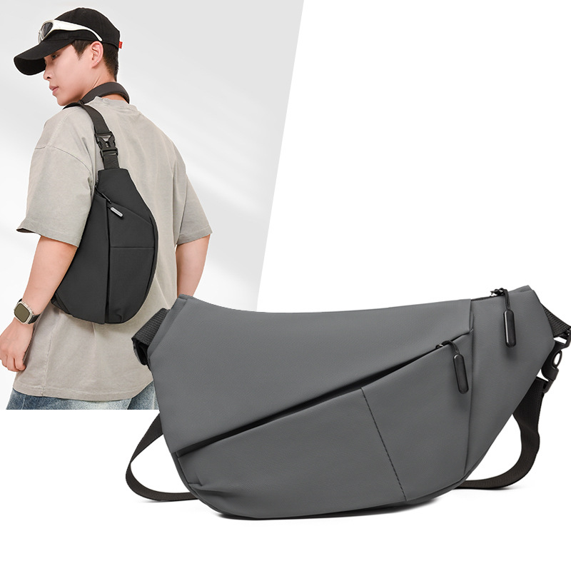 2025 New Men's Outdoor Casual Chest Bag Cycling Crossbody Bag Fashion Sports Shoulder Bag Urban Functional Commuting