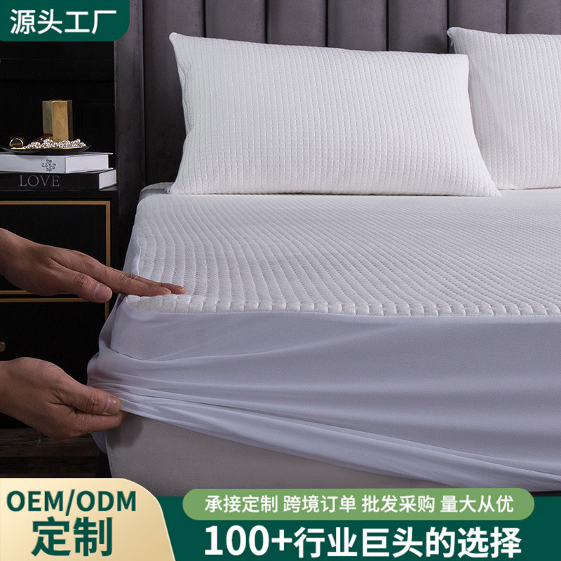 Cama de fibra de bambú amazonwish cama impermeable transfronteriza camas cushion cubierta protectora cubierta de cama a prueba de sucia personalizada