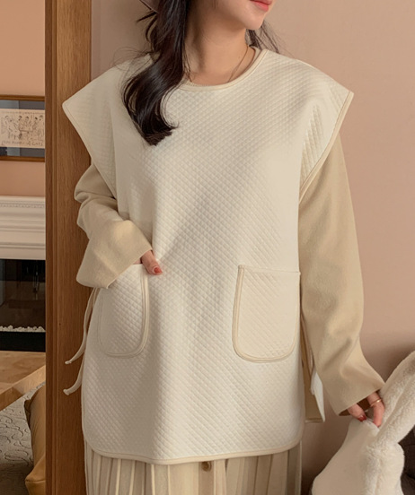 6378 детский жилет из воздушного хлопка поставляется с нагрудником