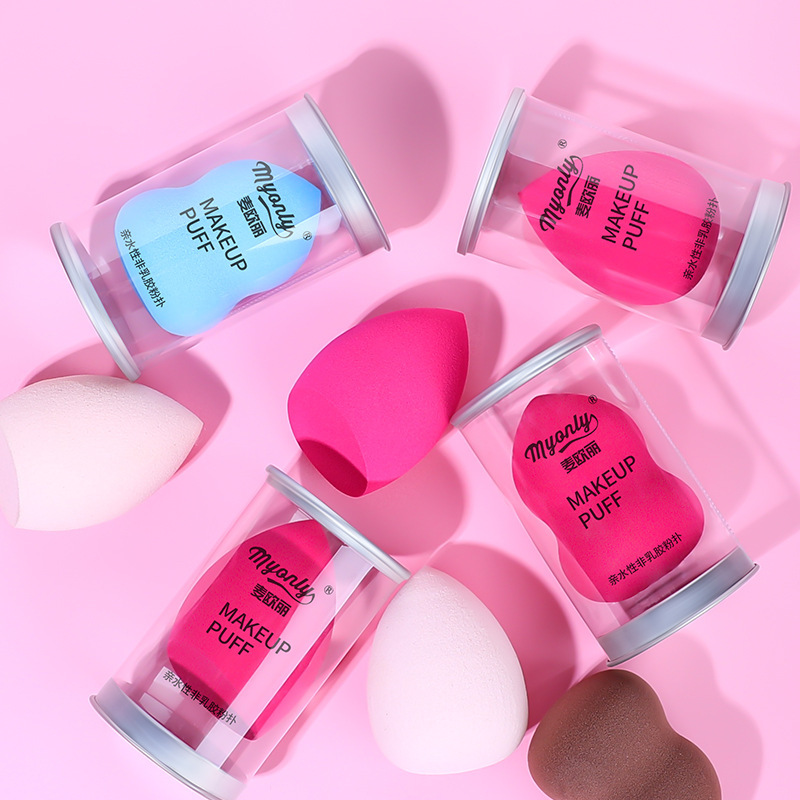 Maioli puff calabaza puff calabaza gota de agua puff maquillaje de huevo esponja puff maquillaje huevo de maquillaje