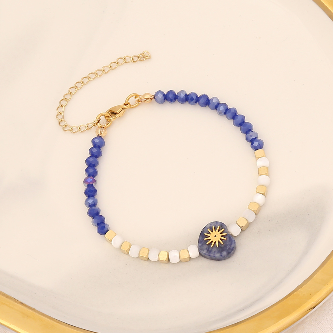 Fashion Heart Shape Stainless Steel Heart Bracelets 1 Piece