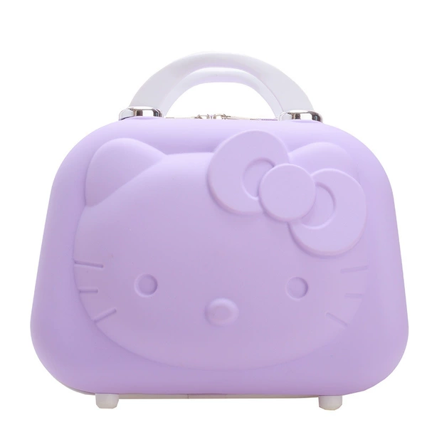Purple cat makeup box