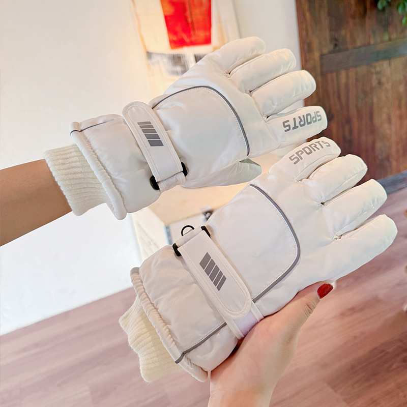 Guanti da sci da donna per ciclismo invernale, caldi touch screen, impermeabili, morbidi e spessi, da uomo, antivento e freddi, alpinismo all'aperto_voghion.com