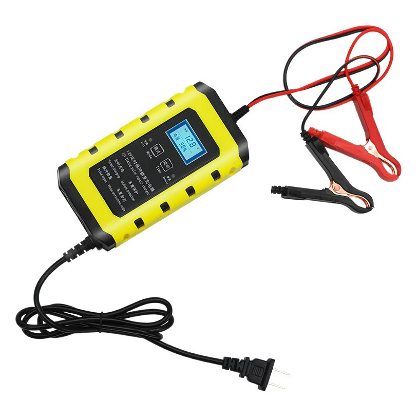 Автомобильное зарядное устройство 12V24V высокой мощности Мотоцикл Зарядное устройство полный интеллектуальный импульсный ремонт чистой меди