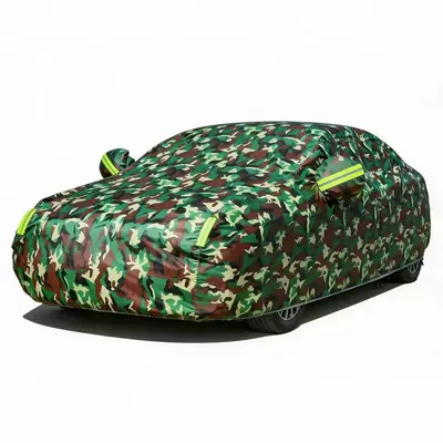 for Full Vehicle Protection Against Sun | Car clothing - hatchback-remarks-model-dupont-oxford-camouflage