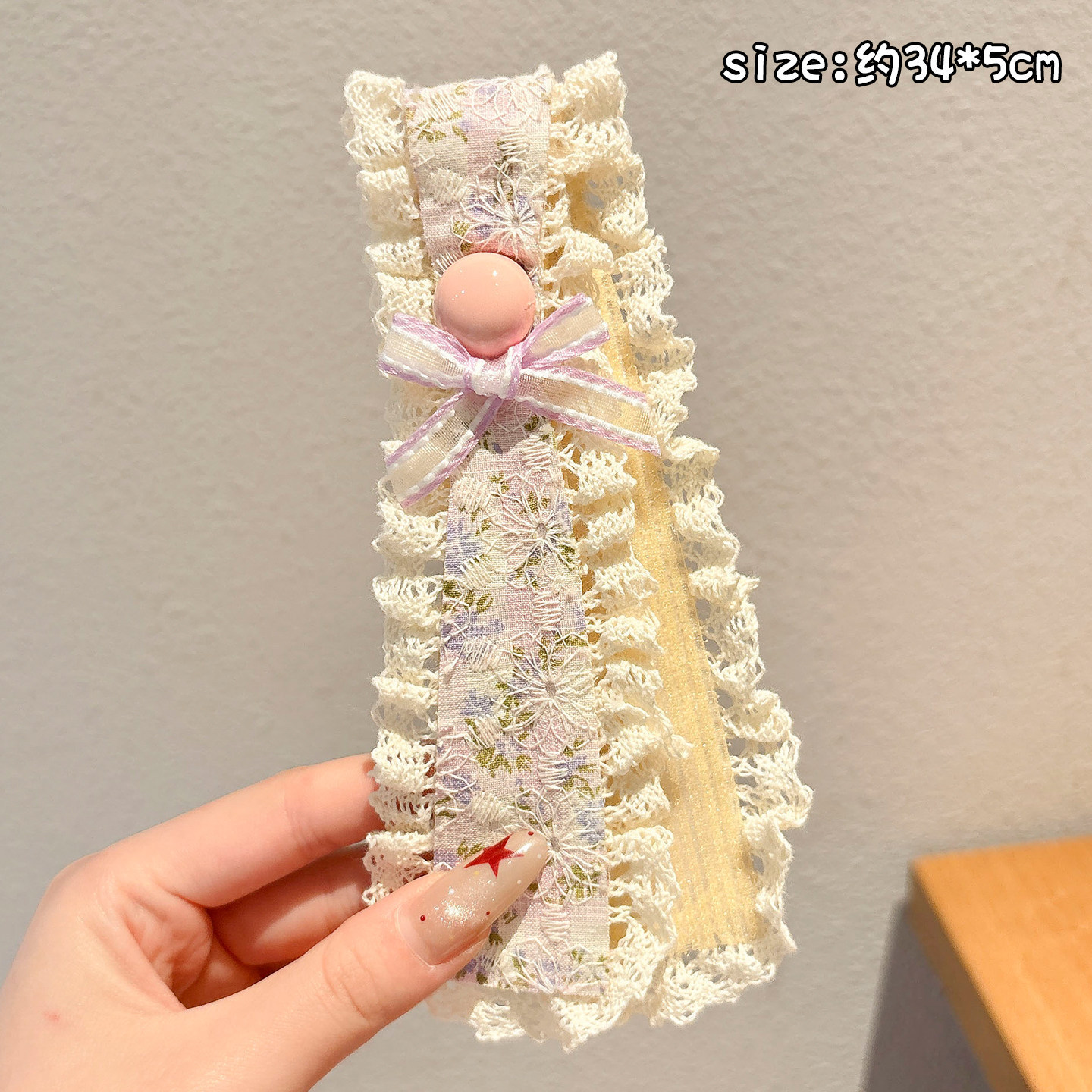 2#フローラルパープル 約3.4×5cm