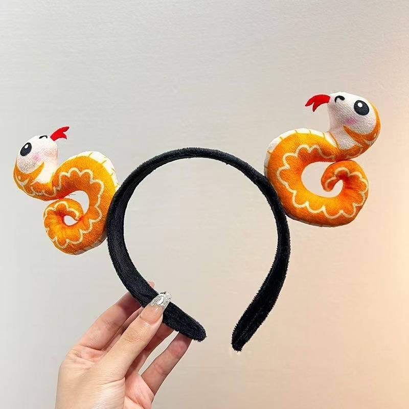 Serpiente amarilla de doble cabeza