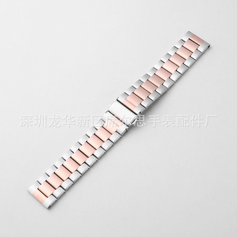 適用リンゴiwatch8/7/se華為gt三珠中空縁帯金属ステンレス腕時計バンド卸売り