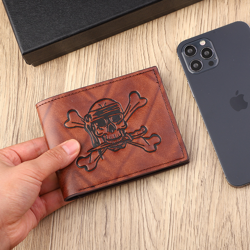 Craneos de minería caliente transfronteriza mini multifuncional doble billetera de cambio plegable bolsas de tarjetas de almacenamiento en stock