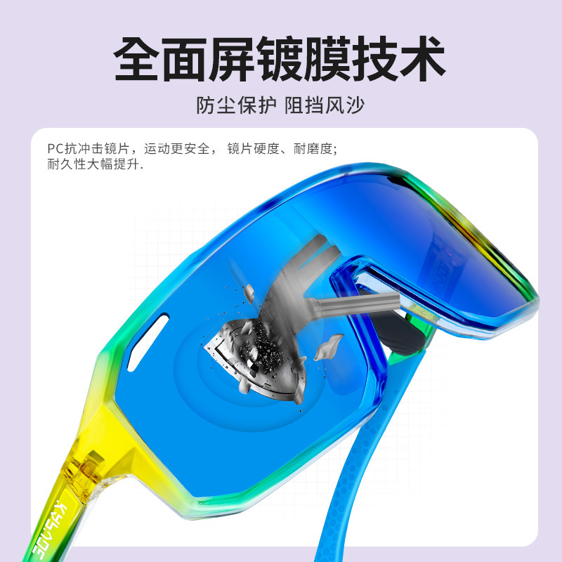 Gafas de Sol Deportivas para Niños de TR90, Protección UV, a Prueba de Viento, para Ciclismo y Running