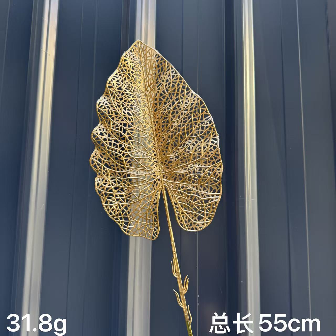 Flores artificiales de plástico con hojas de eucalipto doradas y hojas de ginkgo, para Navidad, Año Nuevo, manualidades DIY o ramos