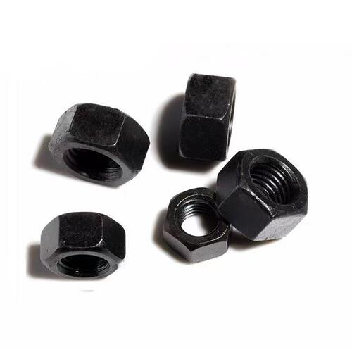 8.8 grade UNC American coarse thread nut, 5 grade British fine thread black hex nut 1/4-28 to 1-1/2