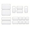 Transparent set, 16 pieces