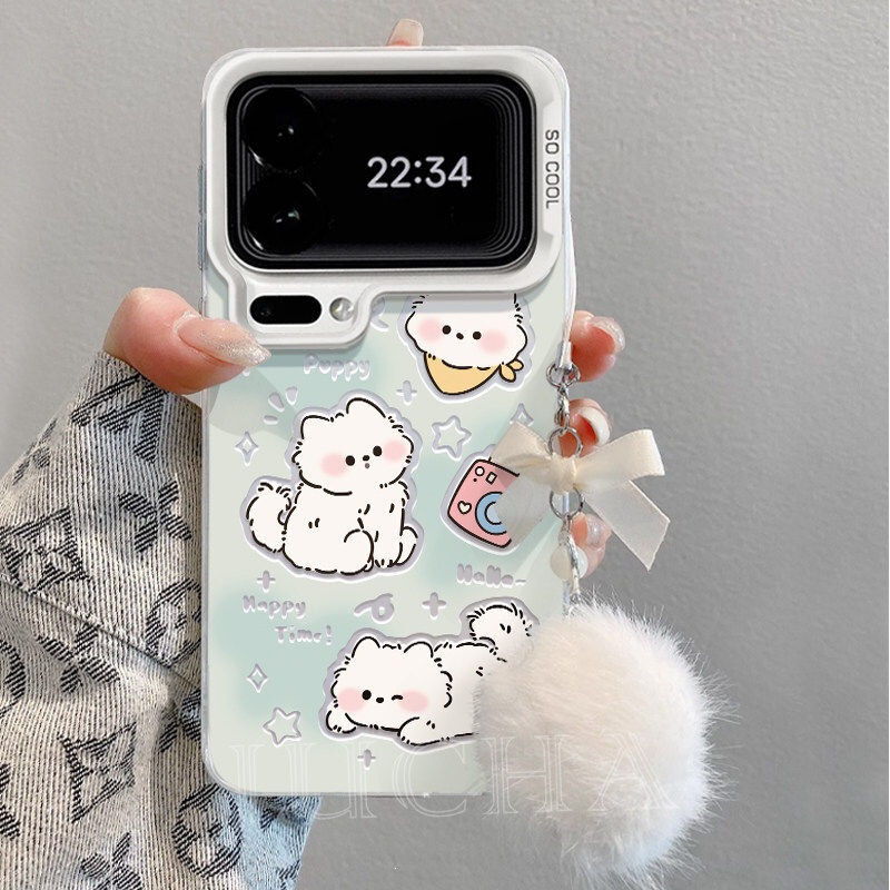 Suitable for Xiaomi 17pro phone case, high-end Korean style xm15 silicone cute new cartoon phone case with puppy design Suitable for Xiaomi 17pro phone case, high-end Korean style xm15 silicone cute new cartoon phone case with puppy design