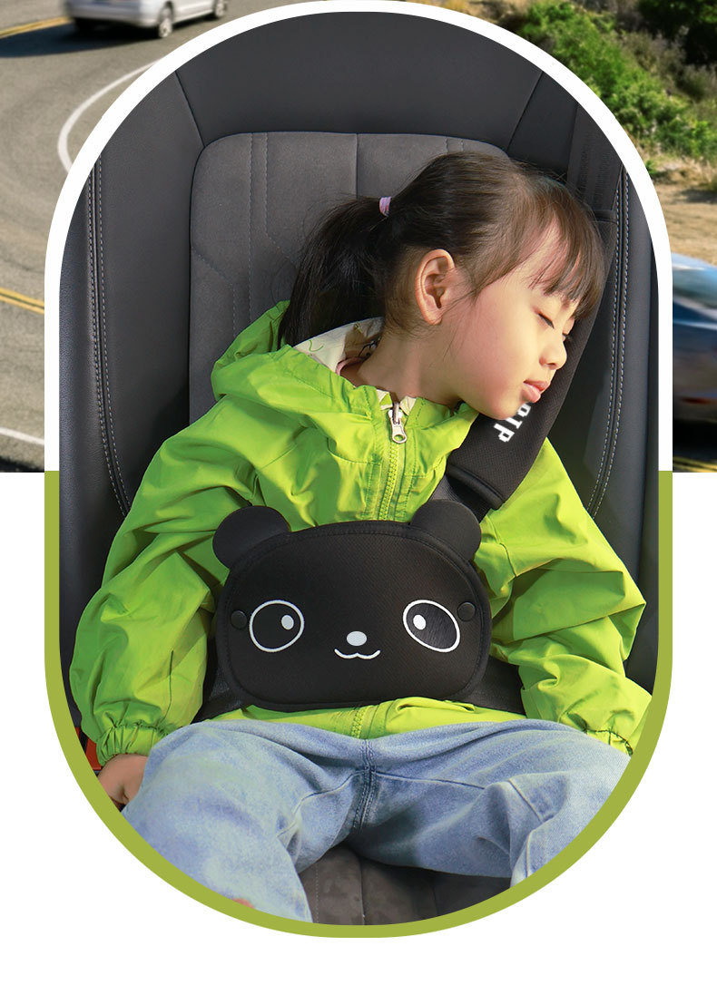 Suitable for Child Seats, Car Seat Belt Shoulder Protectors, Anti-Strangle Device, Cute Protective Cover, Car Interior Accessories