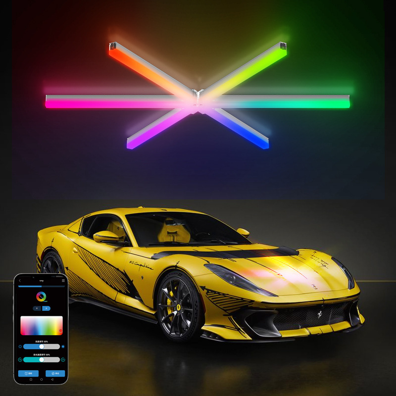 Lámpara de barra LED ultra brillante lámpara de oficina barbería sala de aula comercial techo gimnasio supermercado luz fluorescente