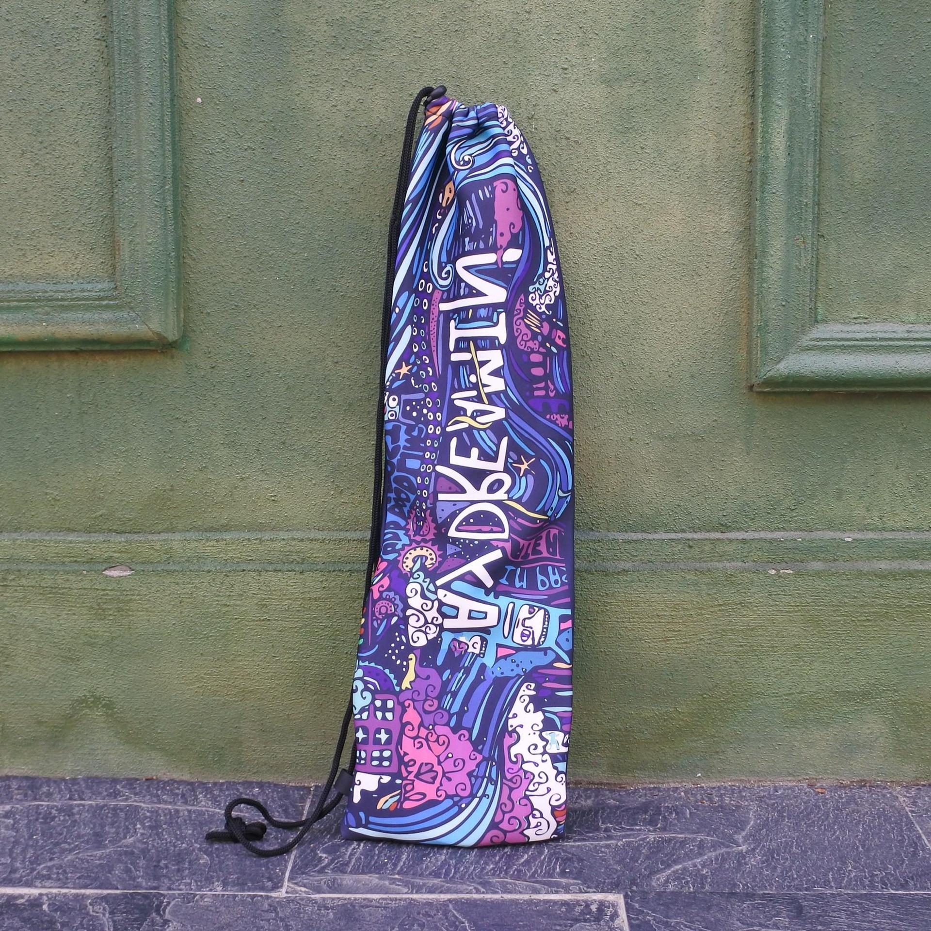 Badminton racket bag cloth bag racket bag single shoulder women's portable badminton bag racket bag portable velvet bag